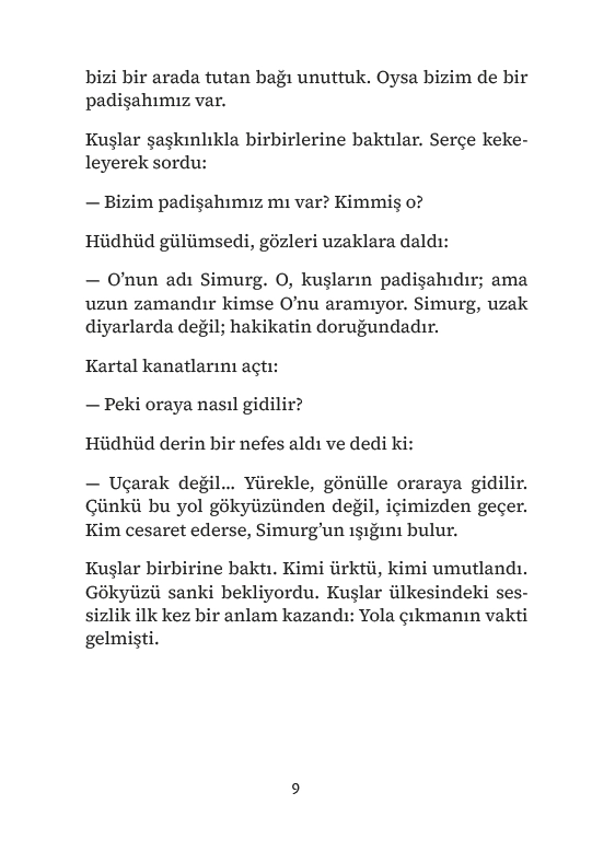 SİMURG – Otuz Kuşun Hikâyesi (Genç Okur / Ortaokul+) – Ferîdüddin Attâr