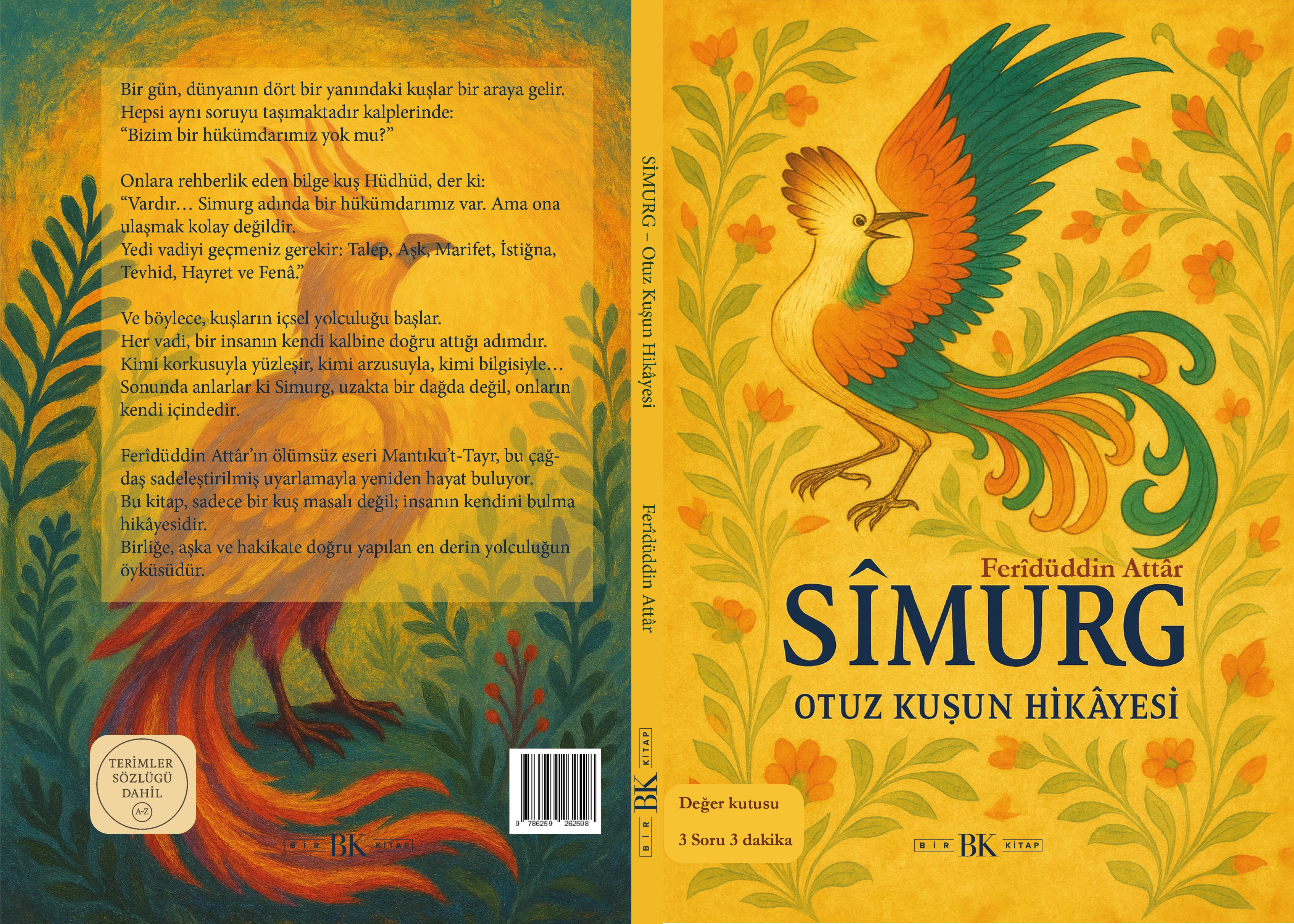 SİMURG – Otuz Kuşun Hikâyesi (Genç Okur / Ortaokul+) – Ferîdüddin Attâr