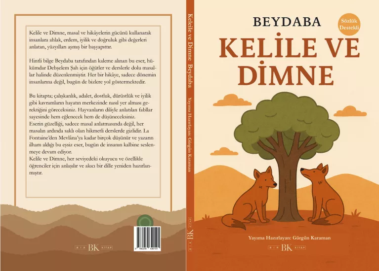 Kelile ve Dimne | Beydaba | Sözlük Destekli Öyküler | BK Kitap
