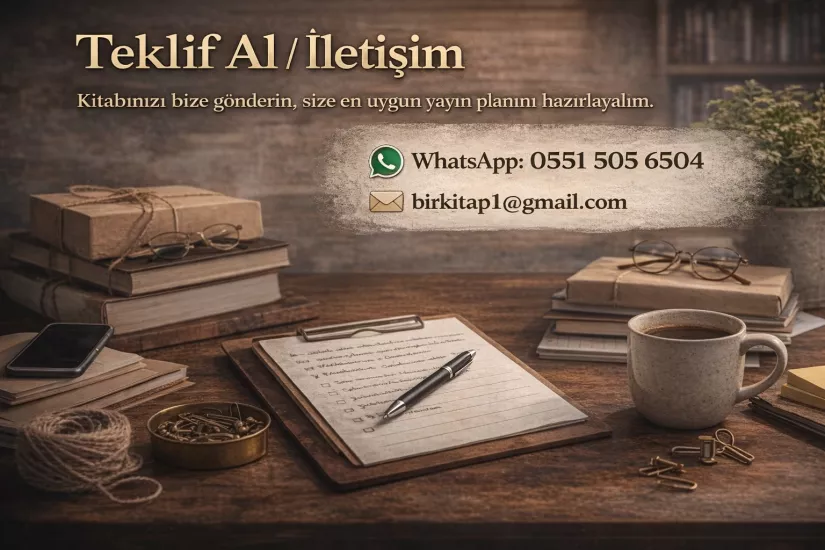 Kitap Kapağı Tasarımı, Editörlük, Mizanpaj ve Baskı Hazırlık | Bir Kitap Yayınları