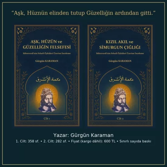 Aşk, Hüzün ve Güzelliğin Felsefesi + Kızıl Akıl (2 Cilt) | Bir Kitap﻿